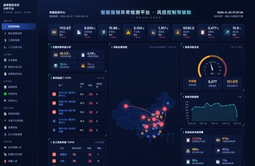 报销 AI 风控系统页面